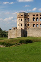 Fototapeta premium Ruins of 17th century Krzyztopor castle, italian style palazzo in fortezza, Ujazd, Poland
