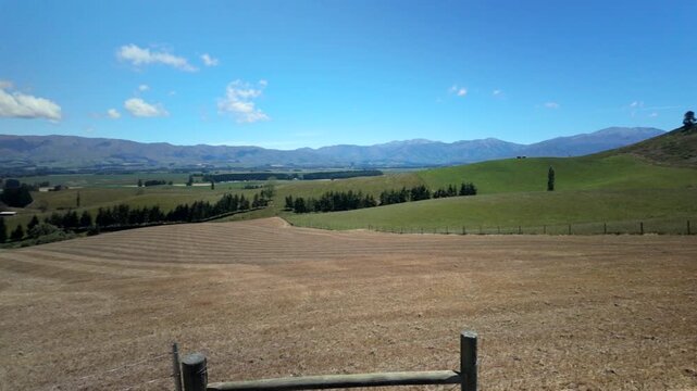 Rolling Hills And Rural Fields