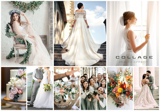 Photo Collage Mood Board Mockup