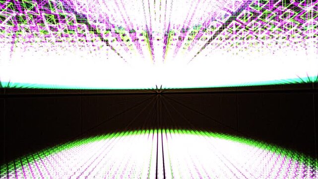 massive 3D grid of dark amber vaults processes secure gold and crimson payloads. This homomorphic encryption simulation is ideal for cybersecurity explainer videos.