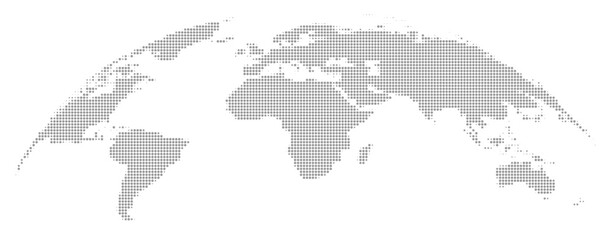Minimalist grayscale world map vector illustration  © haroon