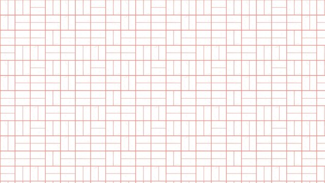 Modern abstract seamless geometric grid pattern with rectangular and square shapes.