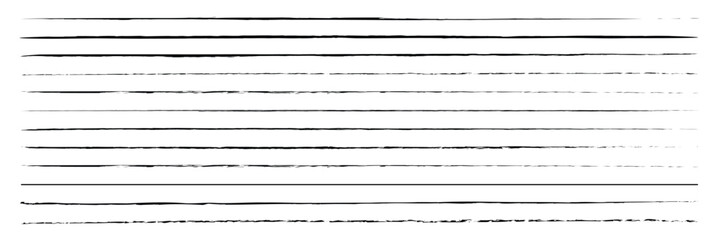 Strikethrough lines collection. Set of hand drawn freehand emphasis elements, underline, marker or ball pen line, crossed scribble stripe. Vector illustration. EPS 10 . © Micro  Vector Market