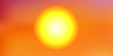 Vibrant gradient background with warm sunset hues blending orange, yellow, and red tones. Abstract sky design perfect for posters, banners, and spring projects. © Narin