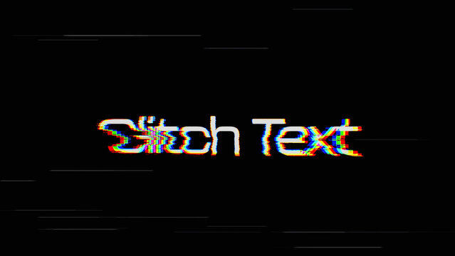 Glitch Title Reveal (01) | Quick Text Opener Intro