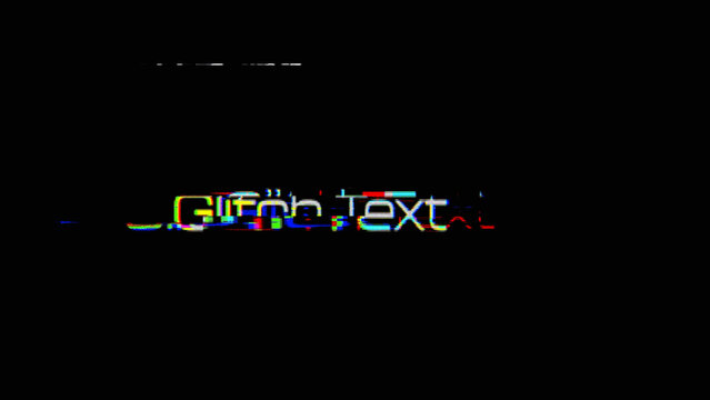 Glitch Title Reveal (10) | Quick Text Opener Intro