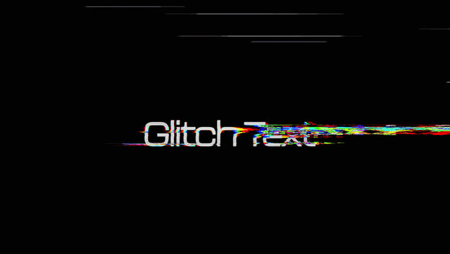 Glitch Title Reveal (13) | Quick Text Opener Intro