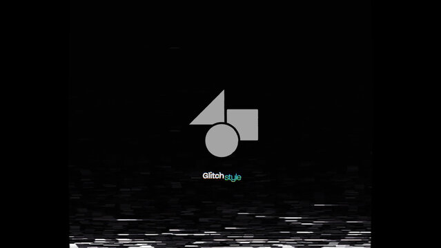 Glitch Logo Reveal (07) | Quick Intro Opener With Media Replace