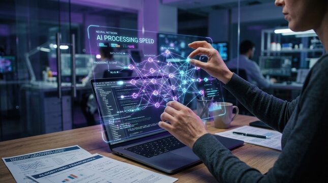 Digital display innovations ai processing speed enhancements in modern workspaces