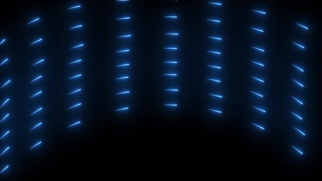 Animation of flying bullets with lines Blue color them as a symbol of speed. Animation of seamless loop.4k Animation.
