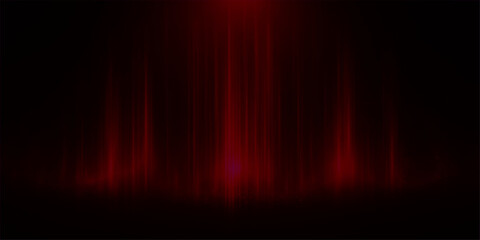 Abstract a visually captivating scene where vibrant red light gracefully cascades through the darkness, evoking a sense of drama and artistic expression. © Graph Rover
