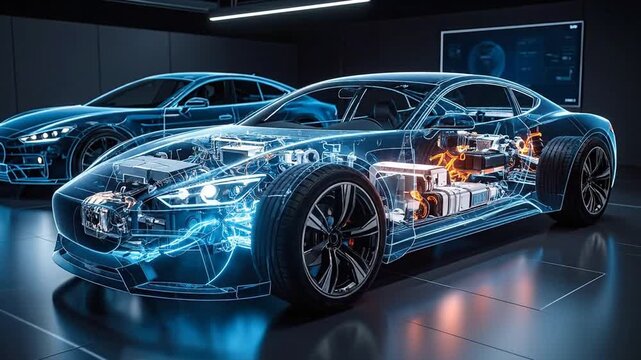 Futuristic Car Technology: Transparent Vehicle Design and Display