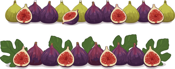 Wild berry collection with blueberries blackberries and currants flat vector © MDABULKALAM