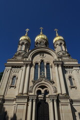 Obraz premium Russisch-Orthodoxe Kirche Wiesbaden