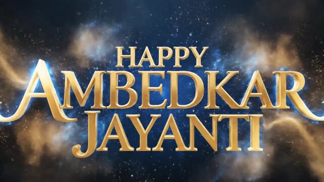 Ambedkar Jayanti Motion Graphics Video | Dr. B. R. Ambedkar Tribute Animation & Wishes Video