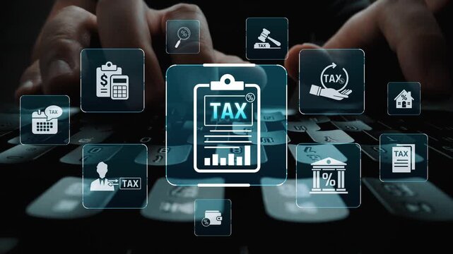 Financial regulation and tax compliance concept showing tax document, VAT, transaction flow, and financial auditing in modern financial system Marrow