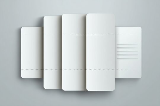 Minimal business template with dotted line division and editable content placeholder