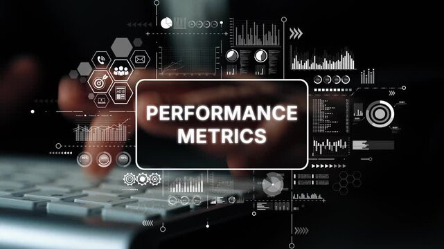 Digital Performance Metrics Analysis with Data Visualization and Keyboard Interaction for Business Insights. Asymptotic smart data analytic.