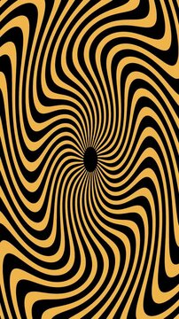 Luxury Gold Black Wave Distortion Seamless 4K Presentation Loop Background