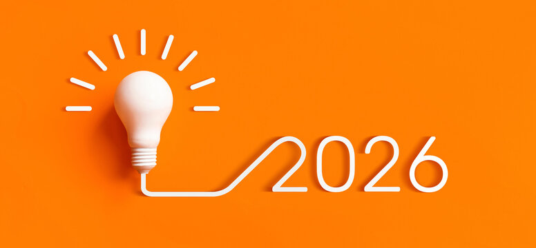 2026 Creativity and ideas concept