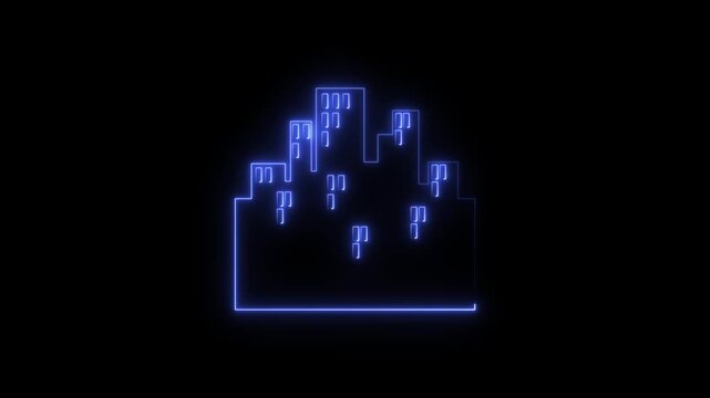 Futuristic digital data flow blue glowing binary code on dark screen technology background