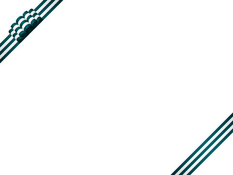 リボン波大、縞、斜F、m16青緑