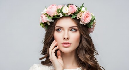 Fototapeta premium Promoting a drug free life anti drug day awareness with floral beauty
