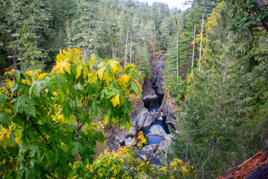 Sooke Potholes Provincial Park in British Colombia 