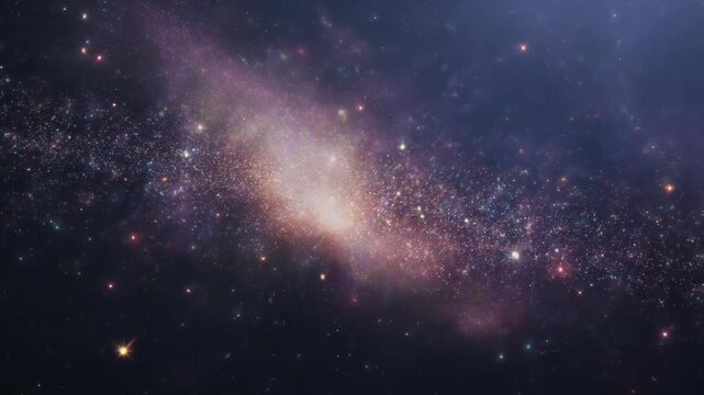 Cosmic nebula glowing with stardust and galactic wonders