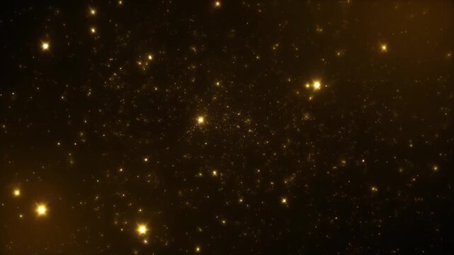 Cosmic glow: a dense cluster of celestial bodies in the night sky