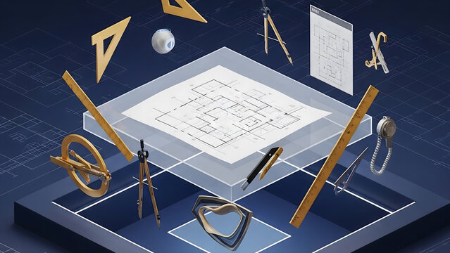 Architectural Drafting Stage for Technical Product Design