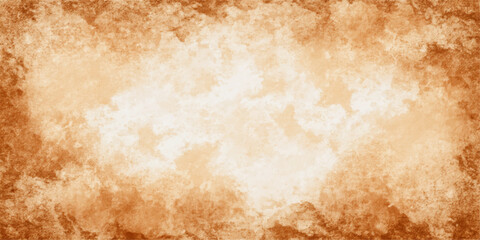 Fototapeta premium Brown sugar background blends with the texture of a fur tree on aged parchment paper to create a grainy grunge vintage surface with a worn antique design