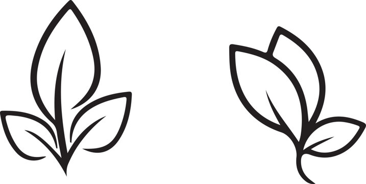 Minimalist black upward arrow split into three diverging paths on white background