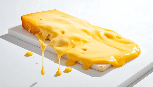 Melted Cheese on Bread - A Delicious and Gooey Treat.