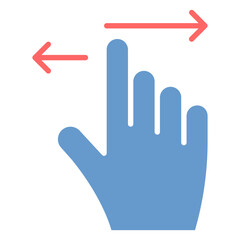 Fototapeta premium Swipe Left Vector Icon