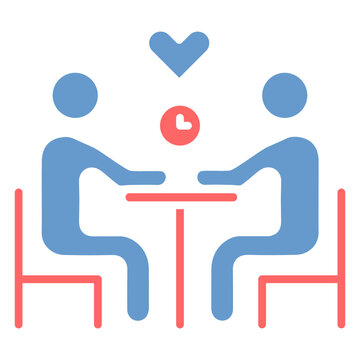 Speed Dating Vector Icon