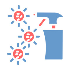 Obraz premium Disinfectant Spray Vector Icon