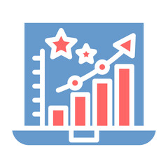 Naklejka premium Brand Monitoring Vector Icon