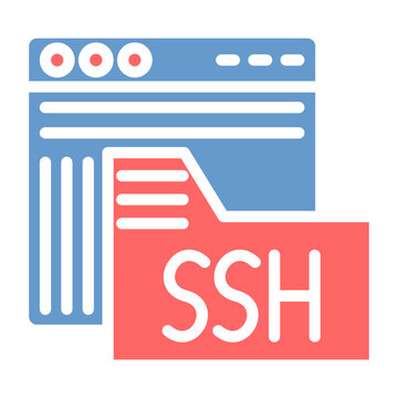 SSH Access Vector Icon