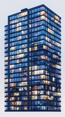 Fototapeta premium Modern urban high-rise building