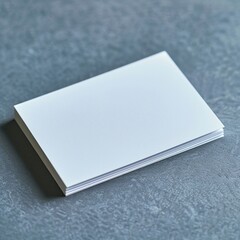 Fototapeta premium Blank white business card mockup publication paper book.