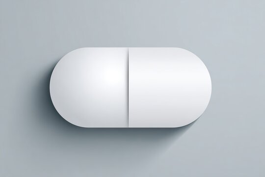 Minimal business template with capsule shape rounded division and modern geometric layout