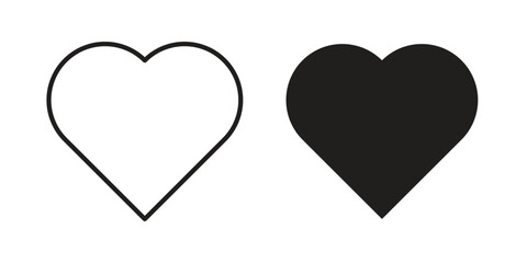 Obraz premium Heart icon concepts pack. icon set vector illustrations eps10