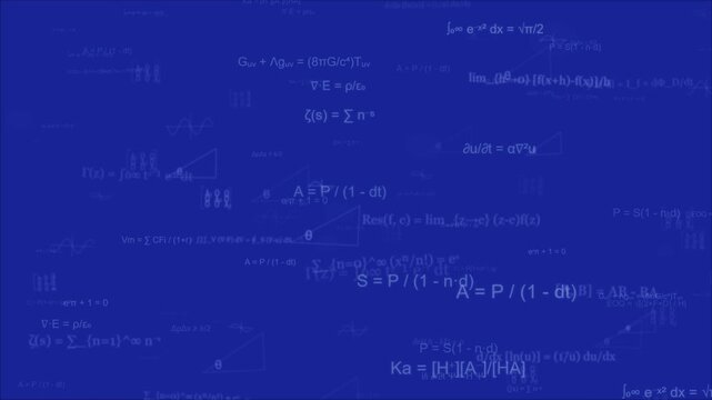math science equations in motion
