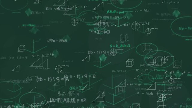 math science equations in motion
