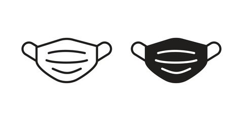 Mask icon concepts pack. icon set vector illustrations eps10