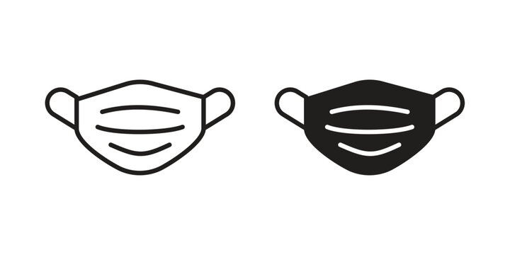 Mask icon concepts pack. icon set vector illustrations eps10