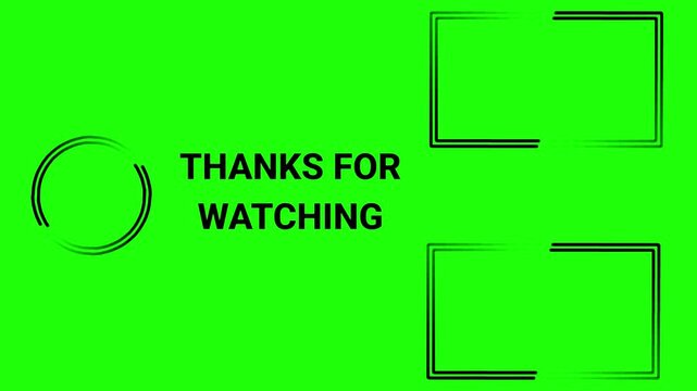 Animated Youtube end screen animation on a transparent background ,Suitable for customizing with text, images, and calls to action.