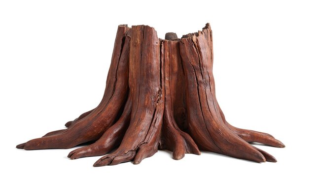 Ancient Isolated Rosewood Tree Trunk