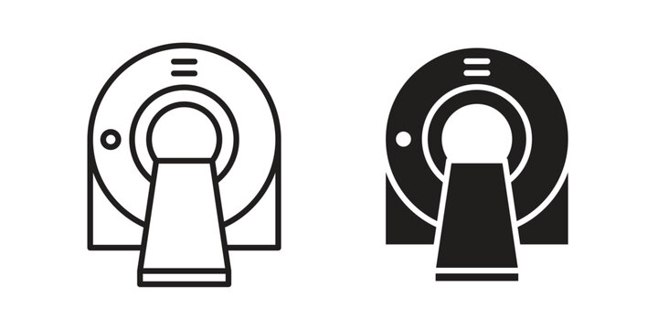 MRI icon concepts pack. icon set vector illustrations eps10